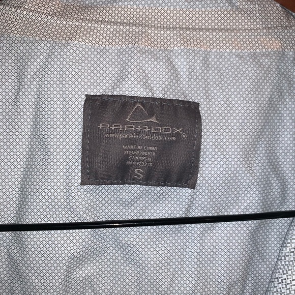 Paradox Women’s Teal Blue Hooded Waterproof Jacket with Pockets Size Small - Picture 4 of 7